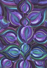 Seamless watercolor abstract pattern lilac color 