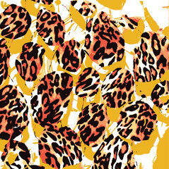 Leopard pattern print. Fashion pattern print