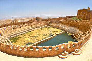 View of the old city of Yhula in Yemen