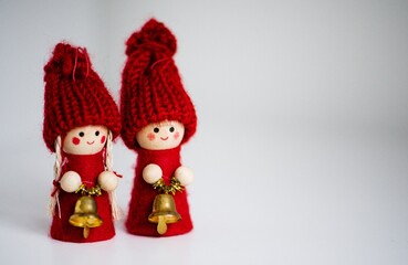 Weihnachtsaufhänger für den Tannenbaum Geschwister