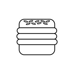 hamburger icon vector illustration