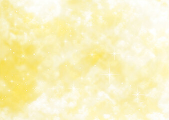 透明感のある背景素材 輝く星 ふわふわの水玉模様 緑 Wall Mural Yx2k