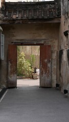 Traditional doorway of Chinese ancient building