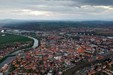 Beautiful view on the city 