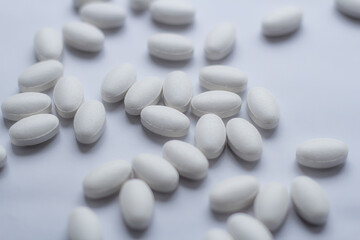 Vitamins are a healthy lifestyle. Tablets for improving the body. Natural organic supplements. Better health. A glass of water at the beginning of the day. Sports nutrition.