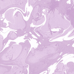 Obraz na płótnie Canvas Pink marble ink texture on watercolor paper background. Marble stone image. Bath bomb effect. Psychedelic biomorphic art.
