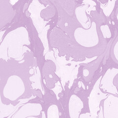 Fototapeta na wymiar Pink marble ink texture on watercolor paper background. Marble stone image. Bath bomb effect. Psychedelic biomorphic art.