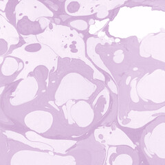 Naklejka premium Pink marble ink texture on watercolor paper background. Marble stone image. Bath bomb effect. Psychedelic biomorphic art.