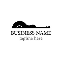 Guitar logo template