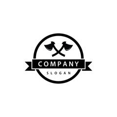 Axe banner logo template