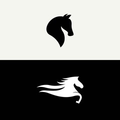 Horse logo template