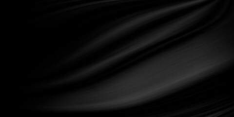 Black fabric texture background illustration