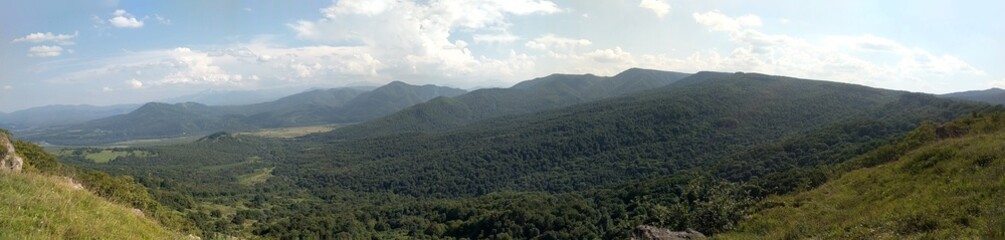 Fototapeta premium panorama of the mountains