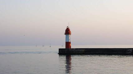 Fototapeta premium lighthouse on the pier