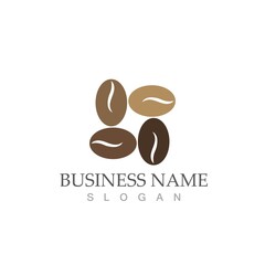 coffee bean icon vector