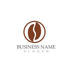 Fototapeta premium coffee bean icon vector