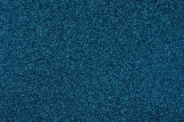 Abstract blue background. Blue shiny pattern. Banner with copyspace. Blue grain texture