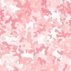 Camouflage pattern background. Classic clothing style masking camo repeat print