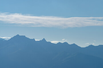 Fototapeta na wymiar Ligurian Alps mountain range, Piedmont region, Province of Cuneo, north-western Italy