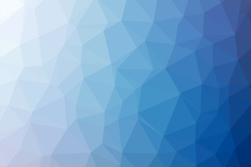 Abstract blue polygonal background. Triangle mosaic, geometric shapes. Modern geometrical abstract texture for your design.
