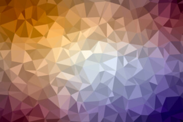 Fototapeta premium Blurred abstract polygonal background. Triangle mosaic, geometric shapes. Modern geometrical abstract texture for your design.