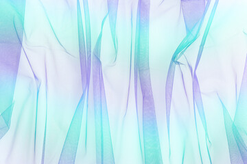 Vintage pastel gradient colors tulle chiffon texture background