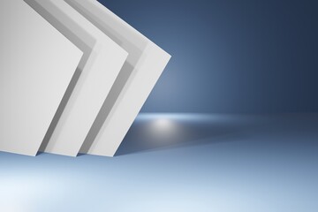 abstract 3d render background, blue 3d render background
