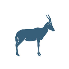 Antelope design vector illustration, Creative antelope logo design concepts template, icon symbol
