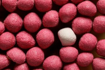 Different matches, closeup. Concept of uniqueness