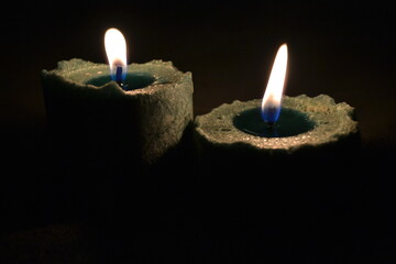 candles in the dark