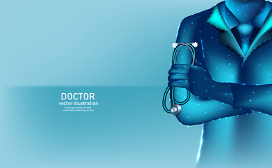 Obraz na płótnie Canvas Abstract health medical science consist doctor concept modern medical technology,Treatment,medicine on gray background. for template, web design or presentation.