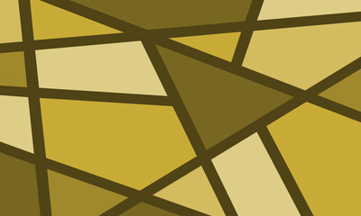 triangular pattern with abstract design in yellow tones.
