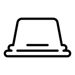 Fototapeta premium Arabica coffee capsule icon. Outline arabica coffee capsule vector icon for web design isolated on white background