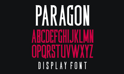Paragon Display Font