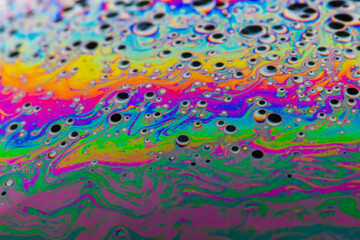 surface texture of a soap bubble 