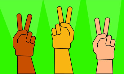 Fototapeta premium Peace sign