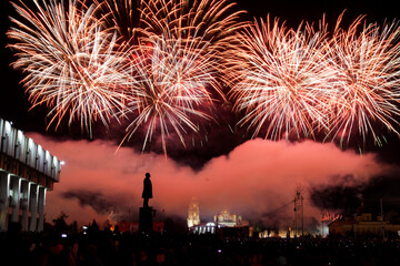 Festive fireworks over Tula