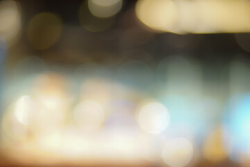 Fototapeta premium Colorful bokeh and Light background.