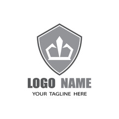 Crown Logo Template vector icon illustration design
