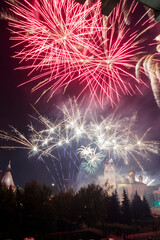 Festive fireworks over Tula