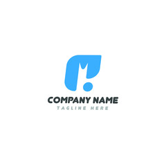 Fototapeta premium Letter m logo design, flat logo design with bubbly concept style 