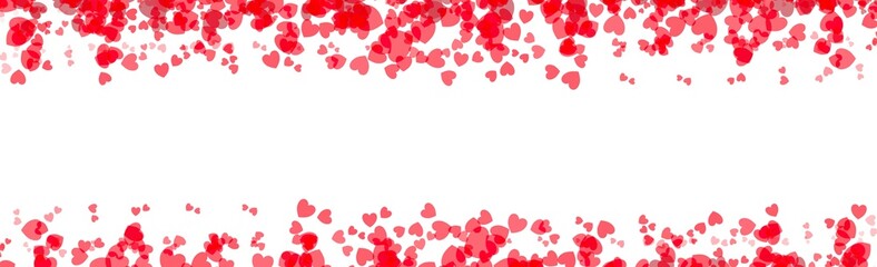 Abstract Backgrounds hart bokeh isolated on white background in valentine 's day