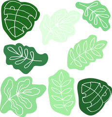 Scandinavian style herb pattern, textile, bedding linen pattern