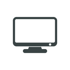 vector icon of a monitor