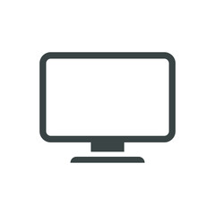 vector icon of a monitor