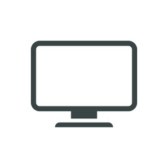 vector icon of a monitor