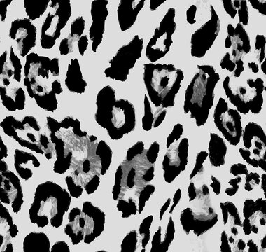 Seamless leopard pattern, leopard texture, animal print
