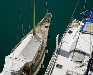 boats in the harbor