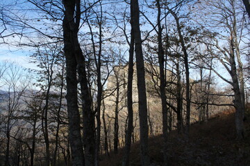 view of the top of the mountain