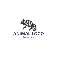 animal vector lizard salamander gecko crocodile and reptiles design logo